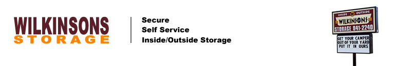 Return to Wilkinson Storage home page