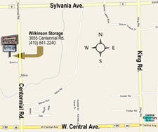 Click for a map to Wilkinson Sportswear at 3655 Centennial Rd.